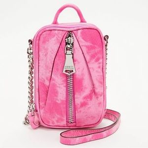 Aimee Kestenberg Tamitha Leather Crossbody - RFID - Pink Tye Dye 🩷